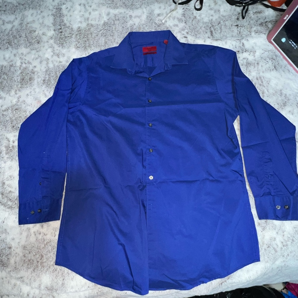 Formal Blue Button Up